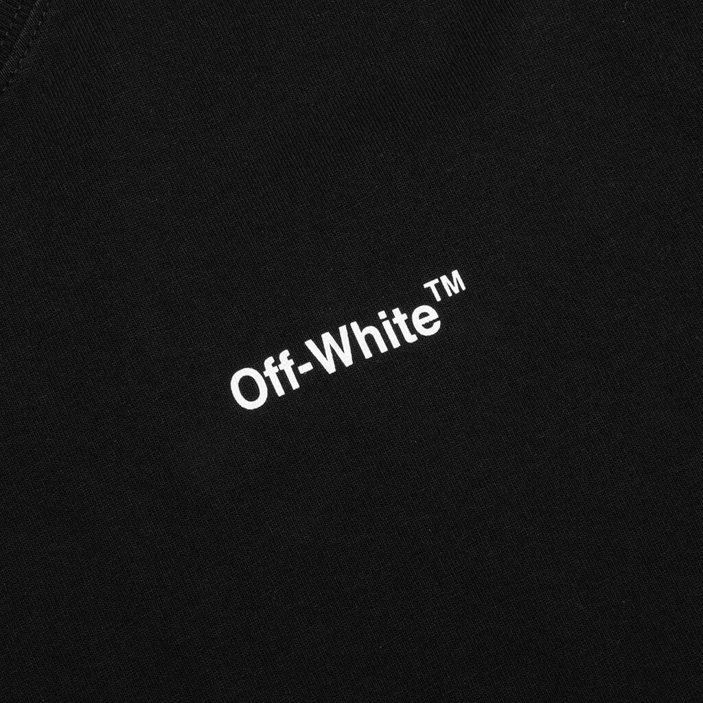 Outline Arrow Over S/S Tee - Black/White