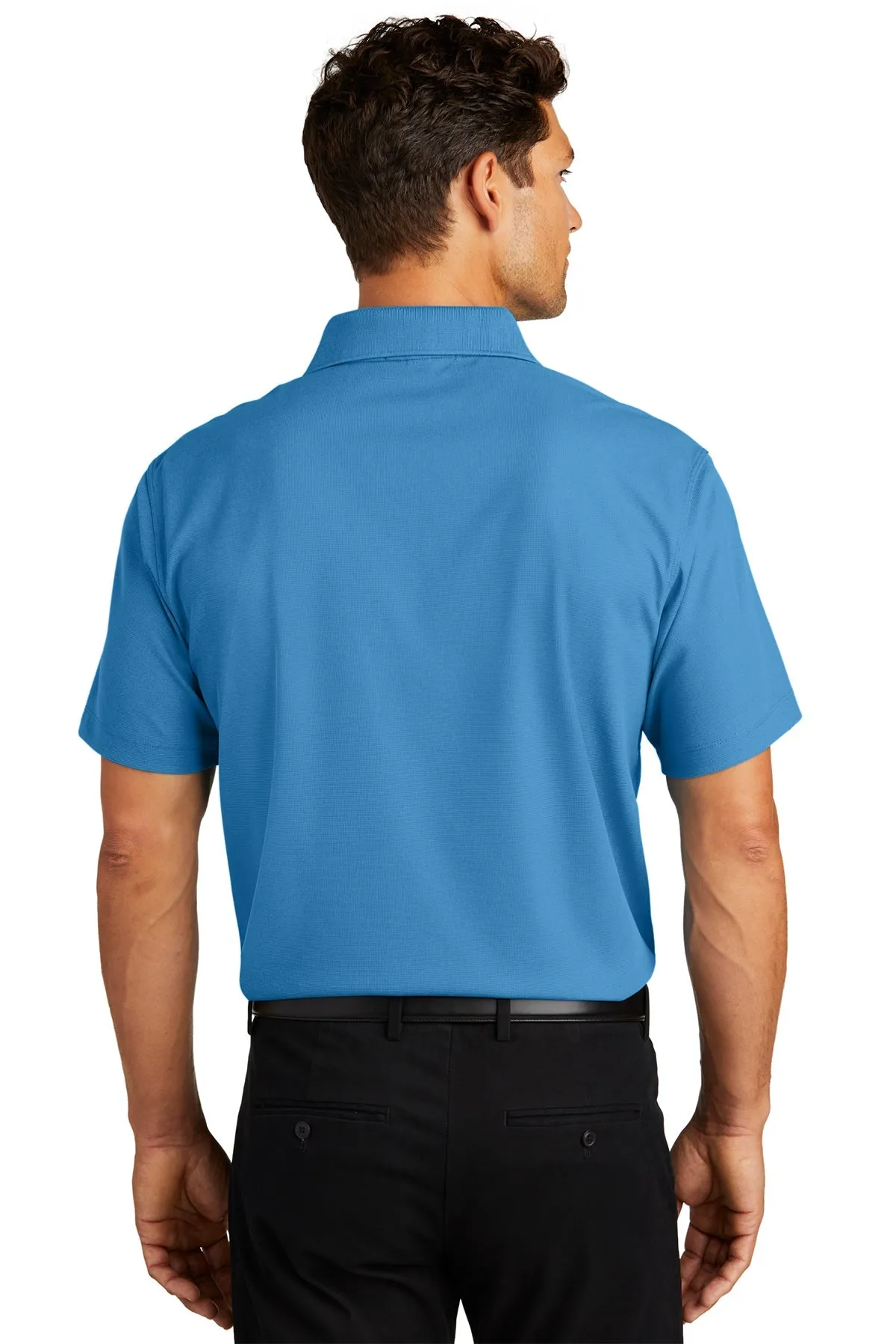 Port Authority Dry Zone Customized Grid Polos, Celadon Blue