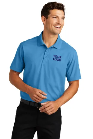 Port Authority Dry Zone Customized Grid Polos, Celadon Blue