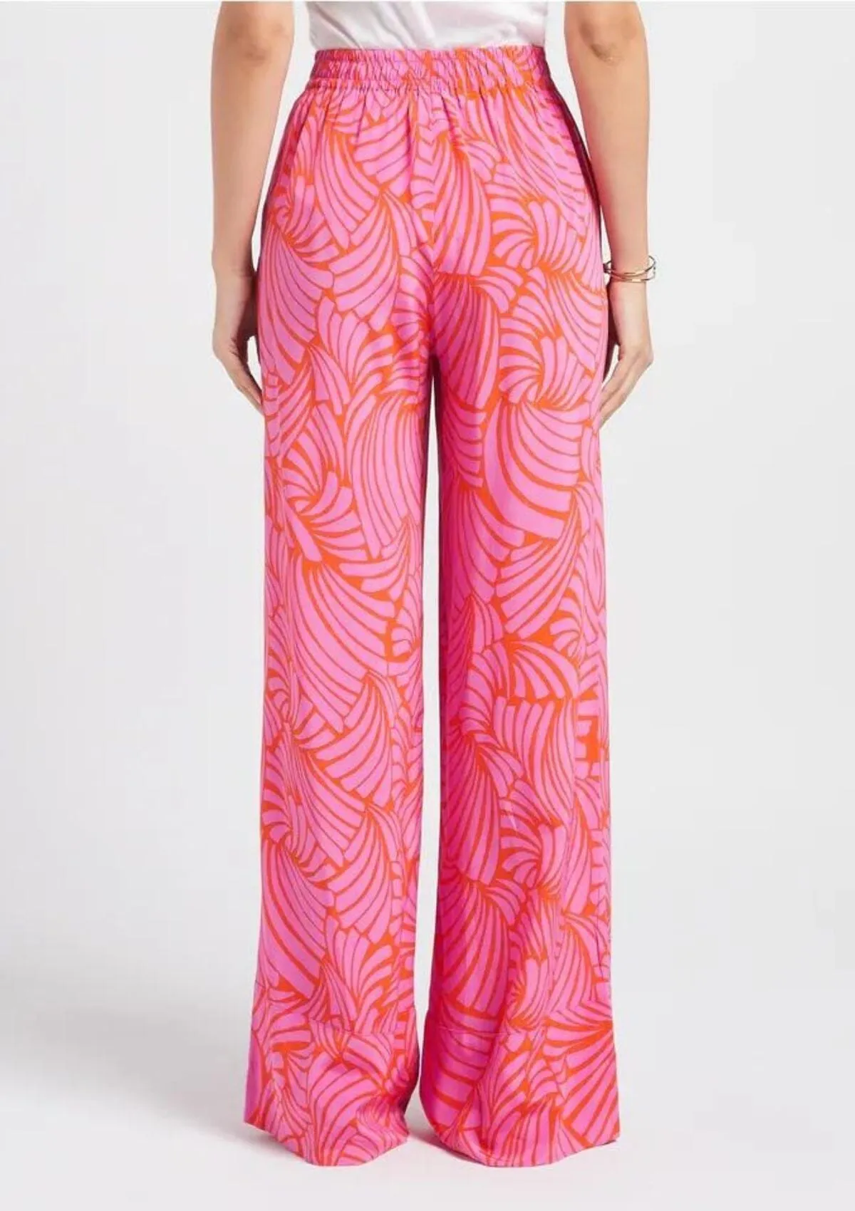 Printed High Waisted Joy Trousers | Suncoo Paris