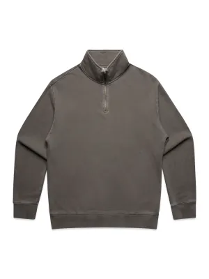 Quarter Zip Fleece (Mens) - Faded Grey