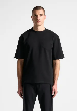 Relaxed Fit Éternel T-Shirt - Black