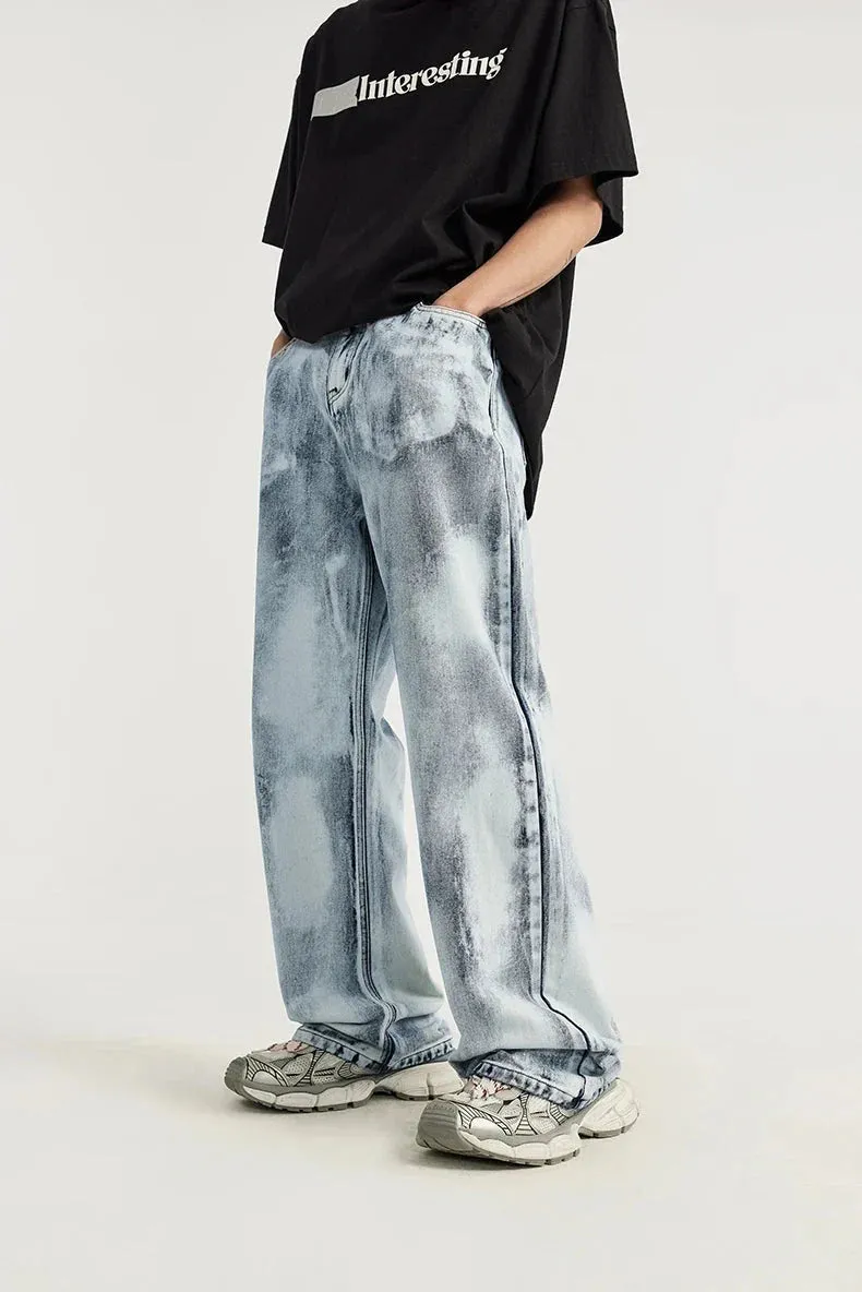 Riolio - Acid Wash Jeans - chill guy 90s fashion mens fashion