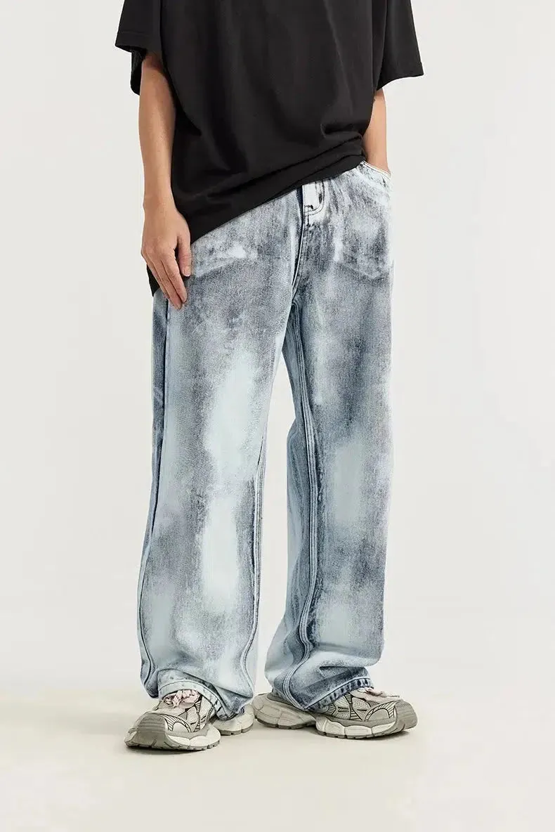 Riolio - Acid Wash Jeans - chill guy 90s fashion mens fashion