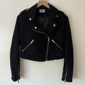 Show Me Your Mumu Black Moto Jacket