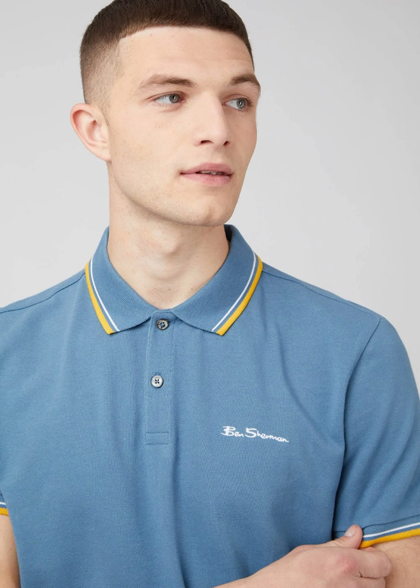 Signature polo - blue shadow