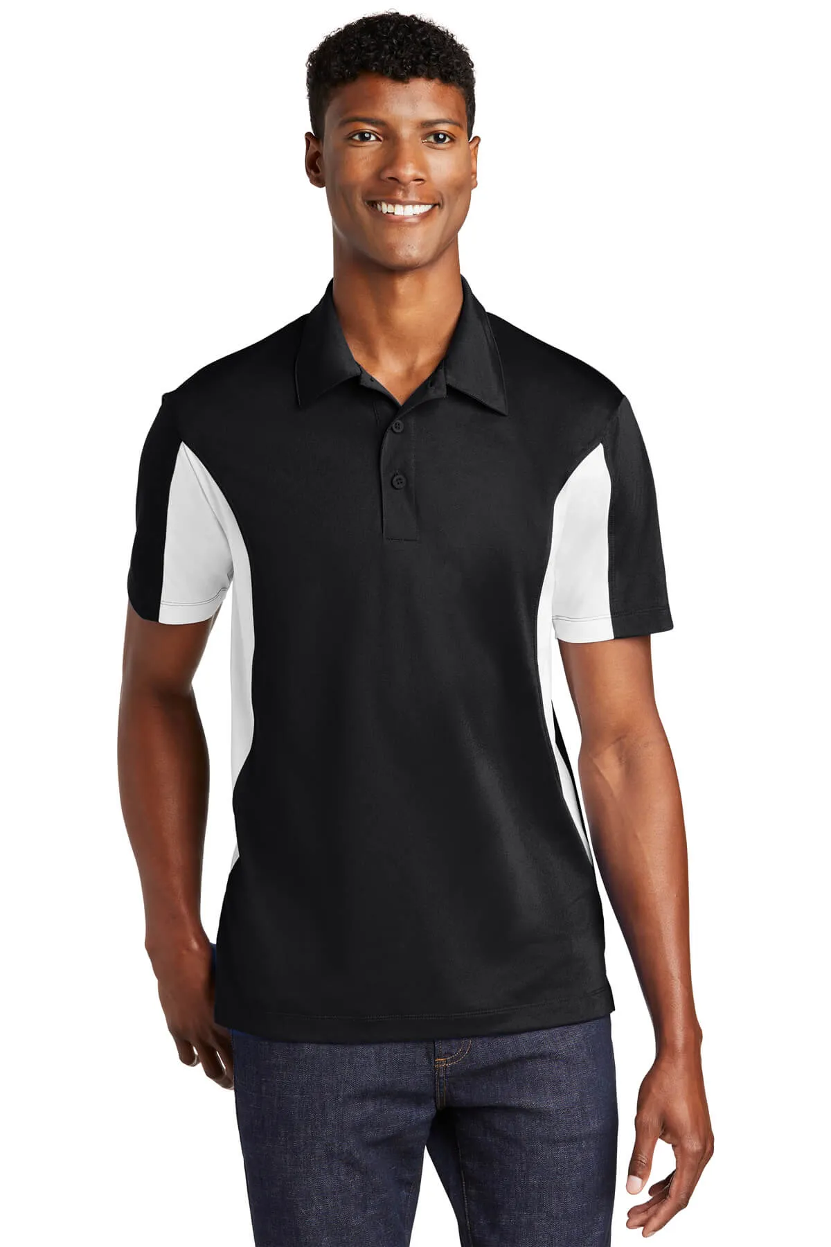 Sport-Tek Tall Side Blocked Micropique Sport-Wick Polo