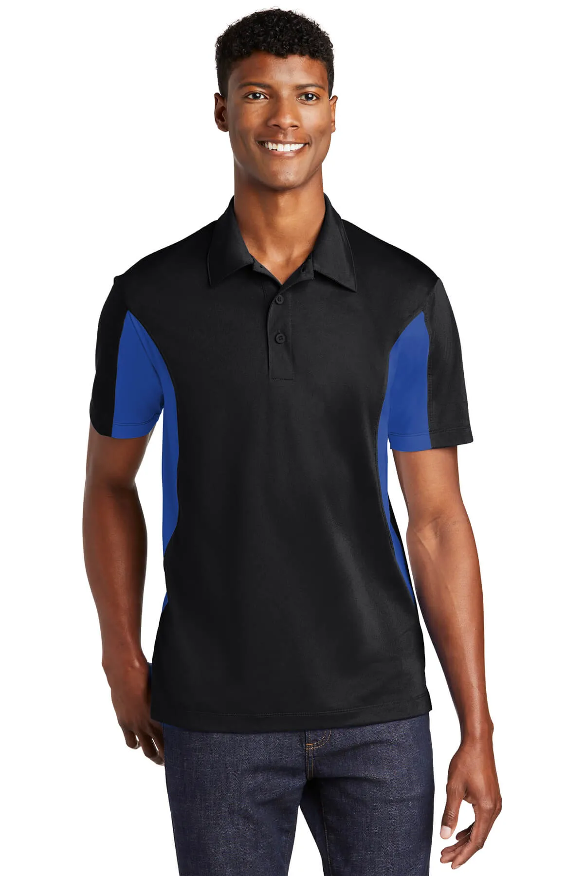 Sport-Tek Tall Side Blocked Micropique Sport-Wick Polo