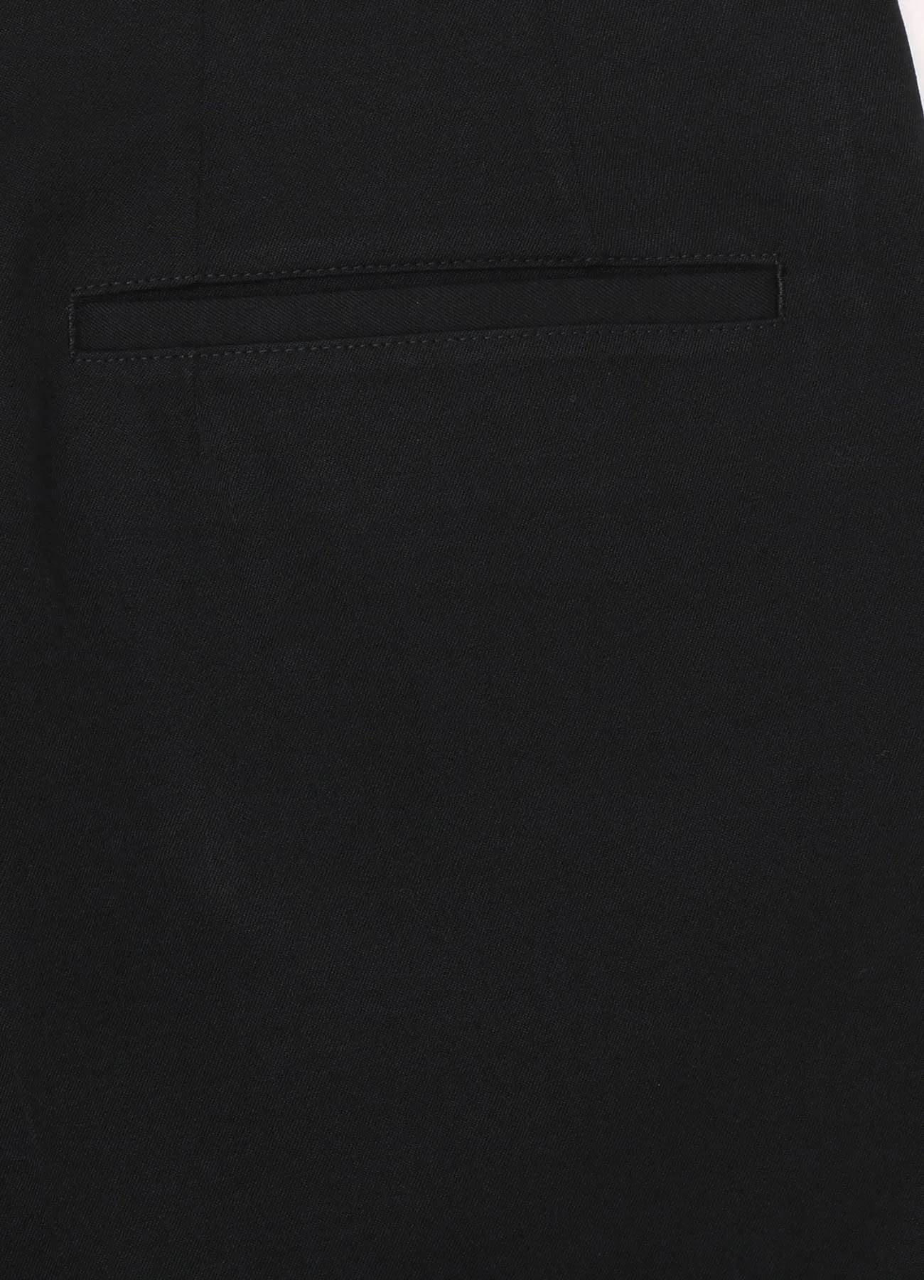 SUIT GABARDINE NO-TUCK PANTS