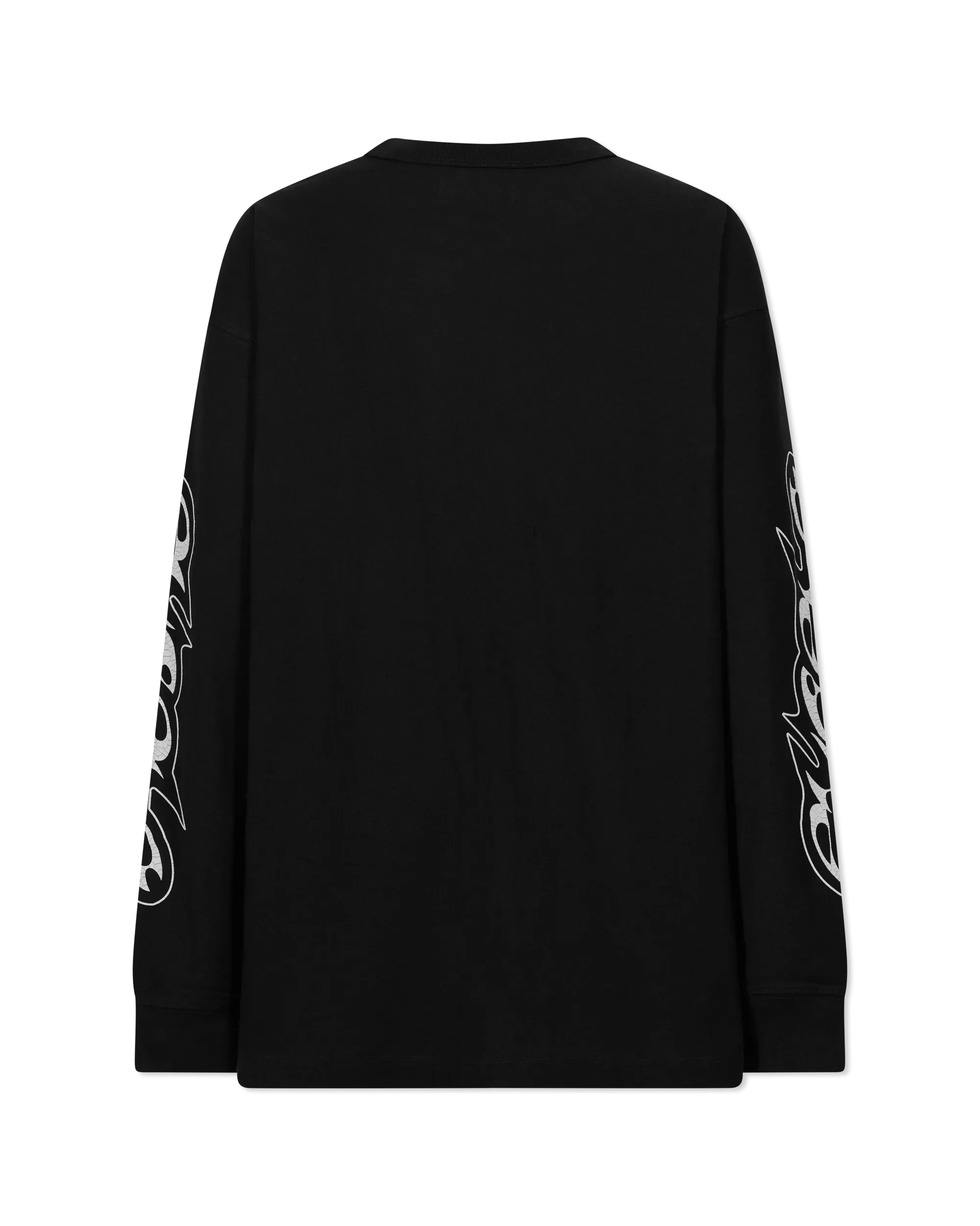 Textured Graphic Jersey Long Sleeve Shirt