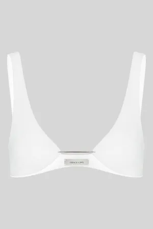 VERTEBRAE BRALETTE - WHITE