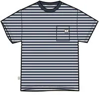 Zen Recycled Relaxed Fit T-Shirt - Dark Denim/ Birch Stripe